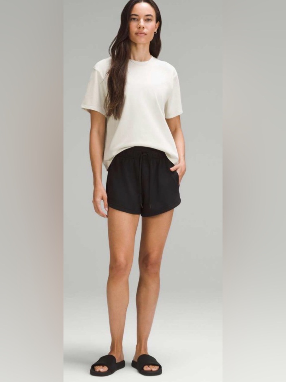 NWT Lululemon Relaxed-Fit Cotton Jersey T-Shirt Bone